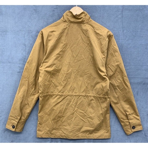 George Men's Twill Jacket Small Workwear Dark Camel Tractor Chore Farm Factory - Picture 8 of 16